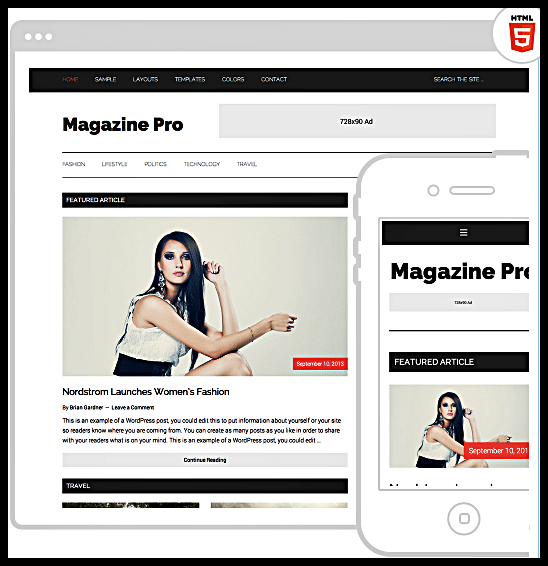 Magazine Pro Theme by StudioPress
