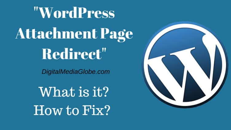 WordPress Attachment Page Redirect