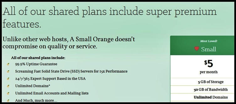 A Small Orange Shared Web Hosting Coupon Code