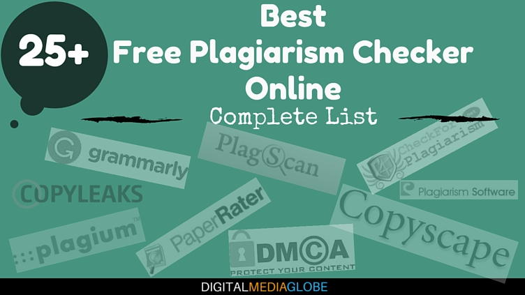 Best website to check plagiarism