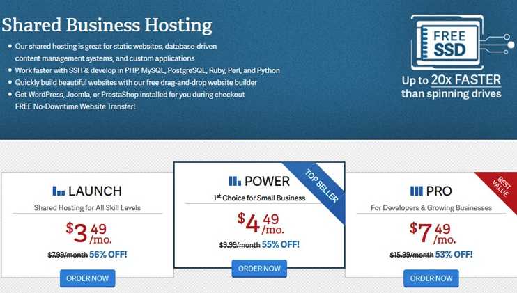 InMotion Hosting Discount code - Shared Business Hosting with Free SSDs - InMotion Hosting