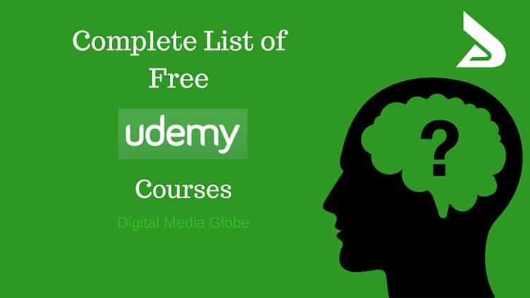 Complete list of all Free Udemy Courses