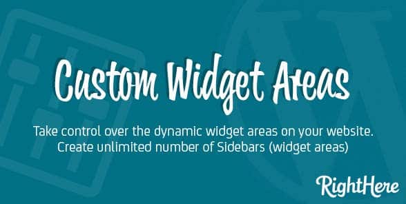 Custom Widget Areas for WordPress by CodeCanyon