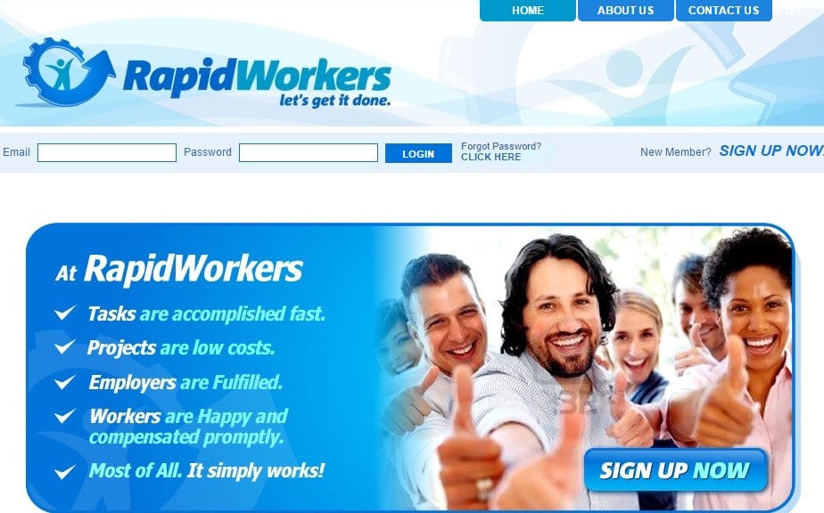 Make money online - RapidWorkers - Micro Job Site