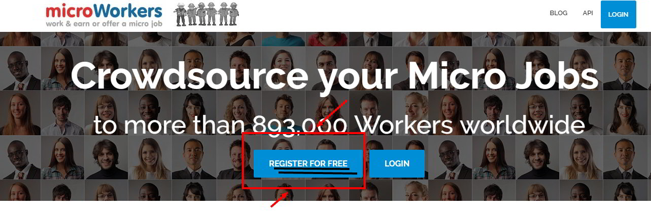 Microworkers work earn or offer a micro job