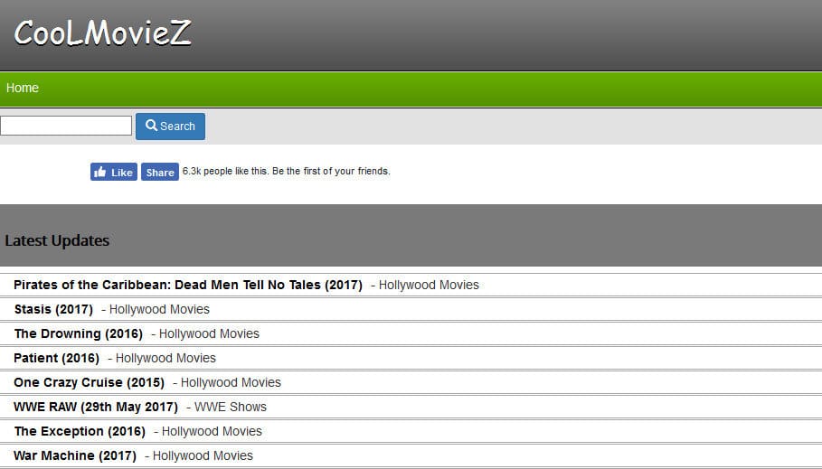 CooLMovieZ - Hollywood Movies download sites