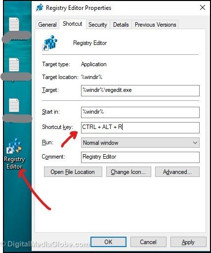 Registry Editor shorcut - registry editor properties 6(a)
