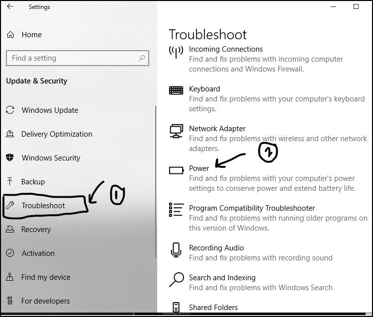 How To Wake Up Windows 10 From Sleep Mode Fix   Windows Troubleshoot 10 