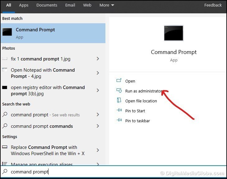 run a registry repair tool in command prompt