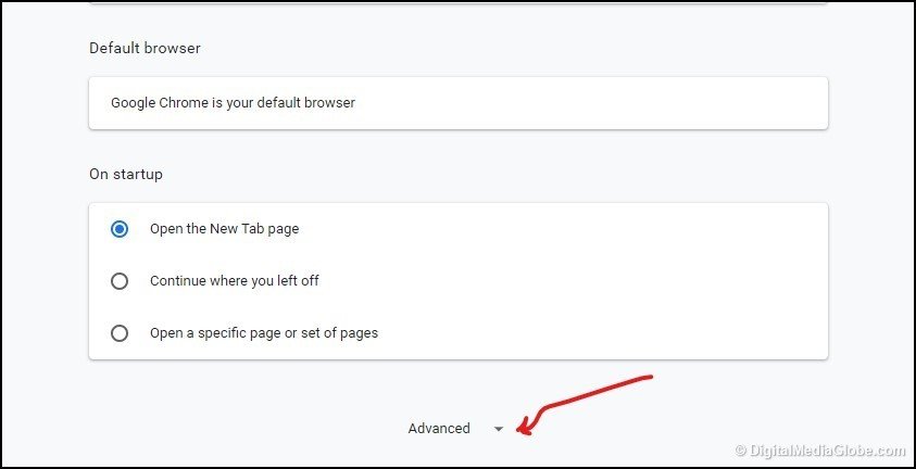 Google Chrome Settings - Advanced 3