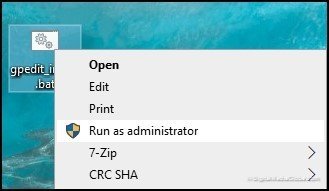 Run as administrator Bat file 3(b)