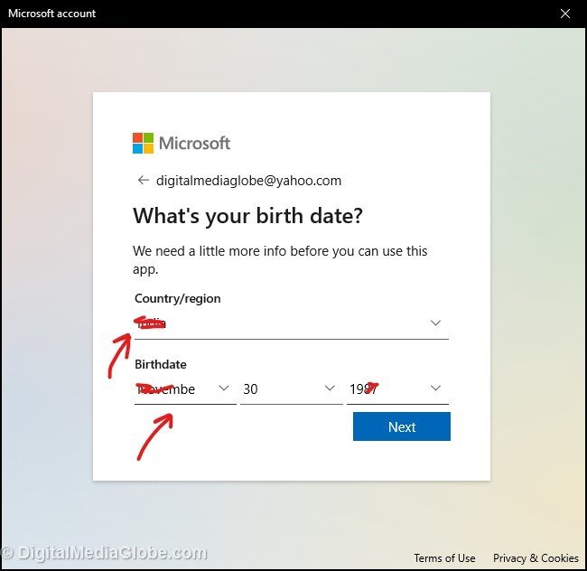 how-to-create-microsoft-account-with-gmail-yahoo-windows-10
