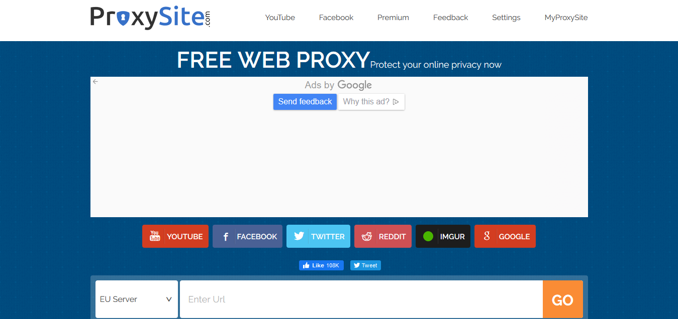 ProxySite com Free Web Proxy Site