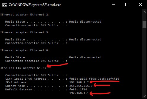 how to assign static ip to device