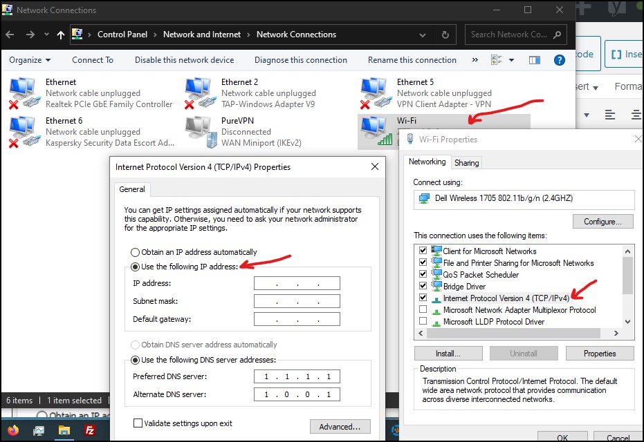 How To Assign A Static IP Address To Windows 10/8/7 Device