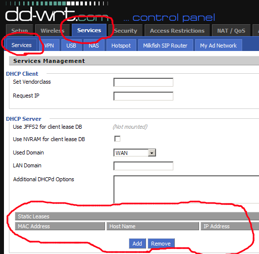 DD WRT IP MAC binding