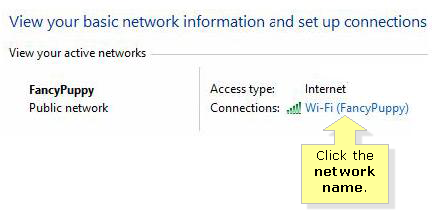 Network name in windows 8