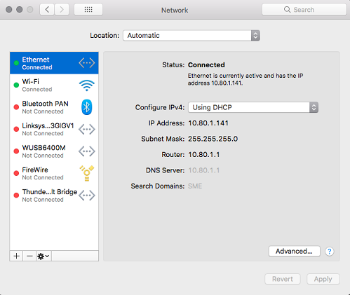 router configuration ip address