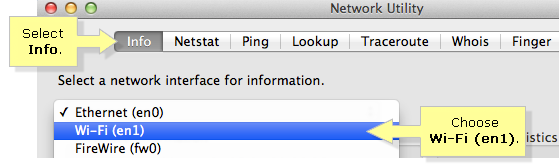 Windows XP network utility