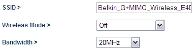 Belkin Wireless G router