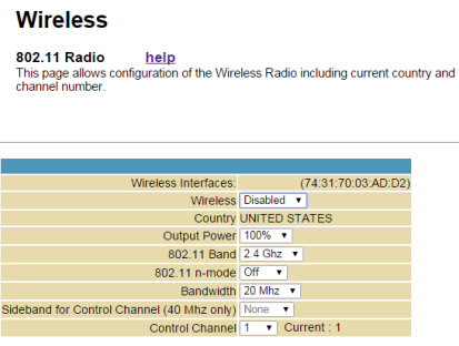 Motorola disable wireless