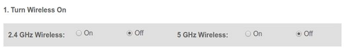 Verizon fios gateway turn off wireless