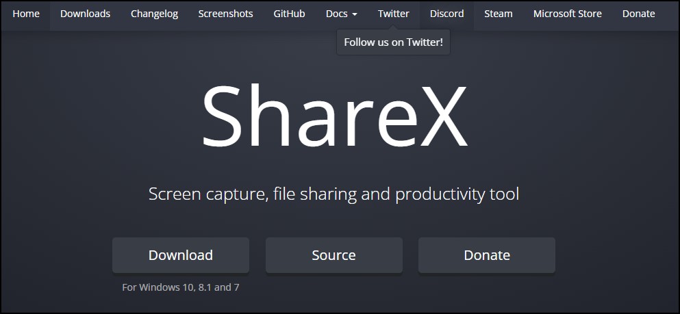 ShareX Open source screen capture