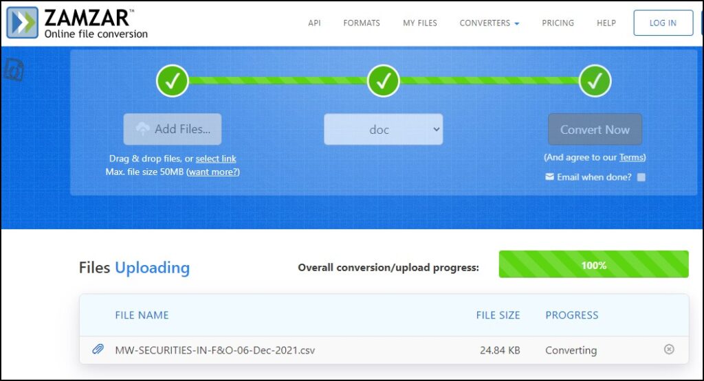 How To Freely Convert File Online Using Zamzar?