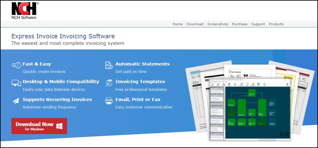 NCH Express Invoice Invoicing Software