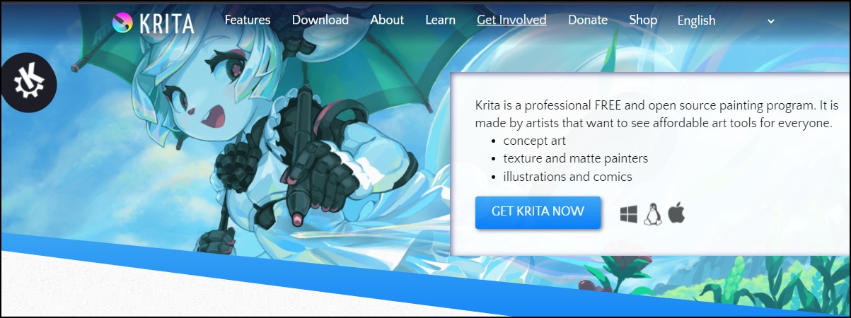 Krita Animation software