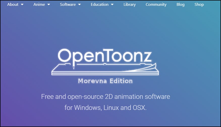 Opentoonz animation software