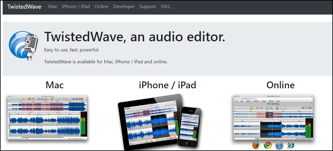TwistedWave free online audio editor