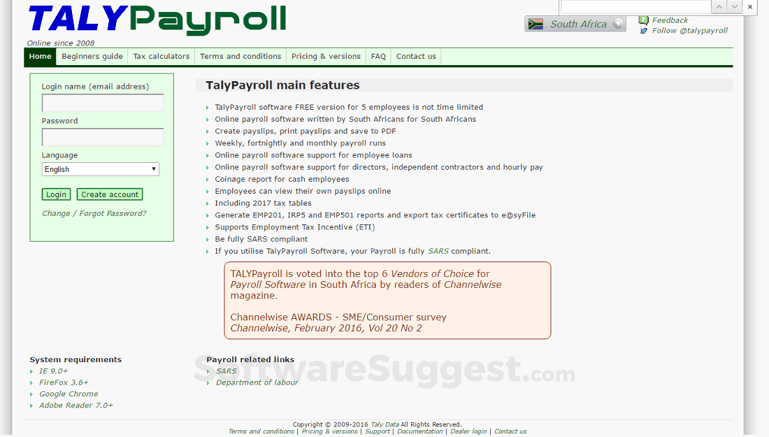 talypayroll free payroll software for browser
