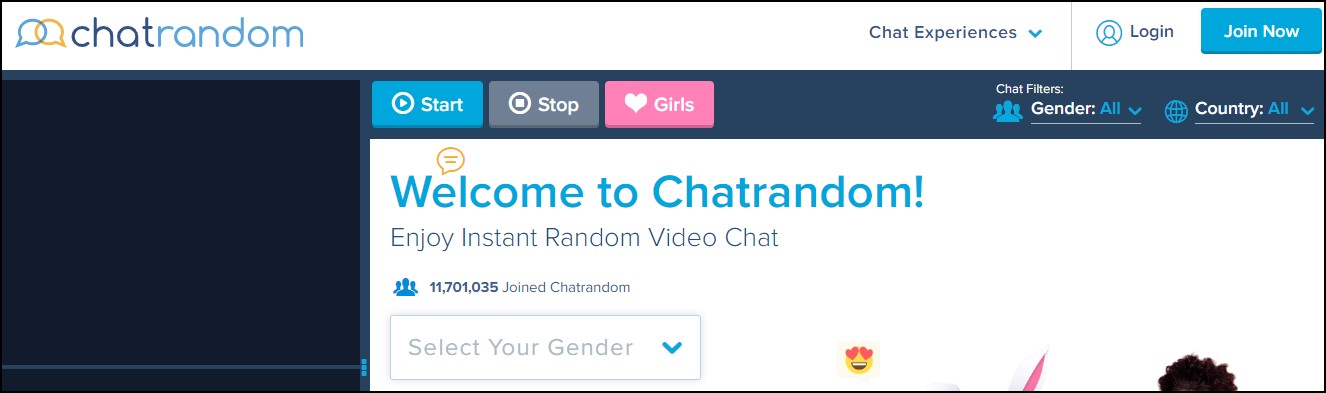 Chatrandom video chat website