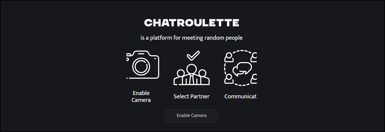 Chatroulette video chat site