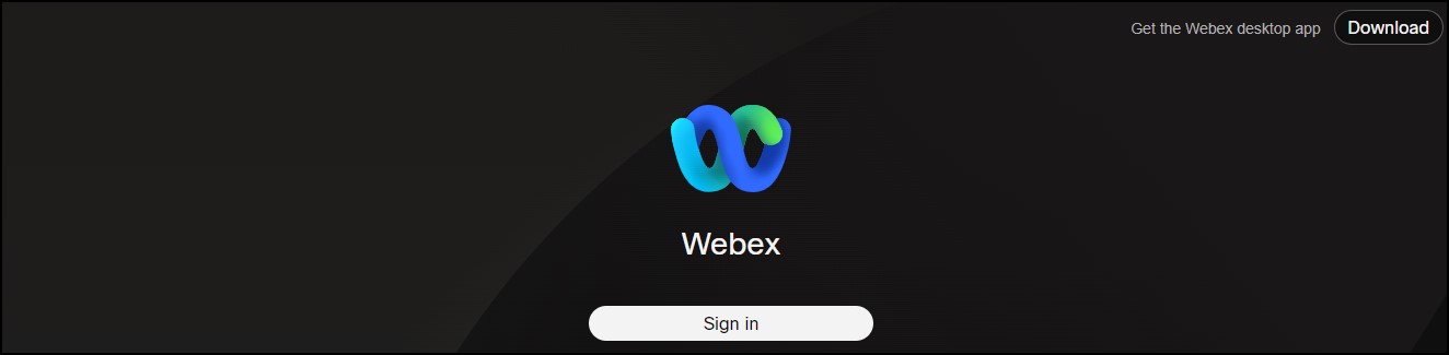 Cisco Webex app