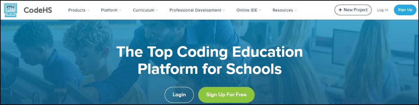 CodeHS coding education platform