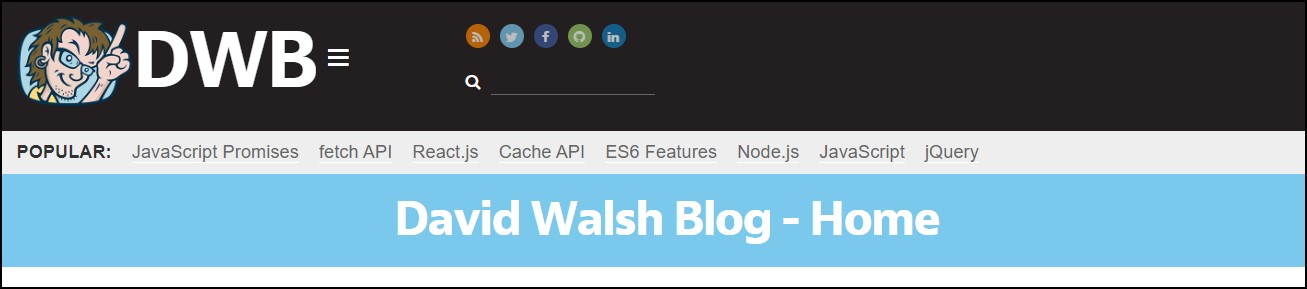 David Walsh Blog