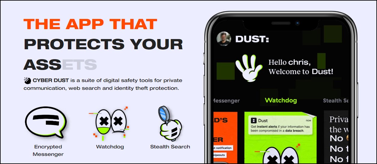 Dust iphone messaging app