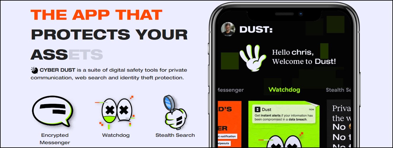 Dust secret messaging app