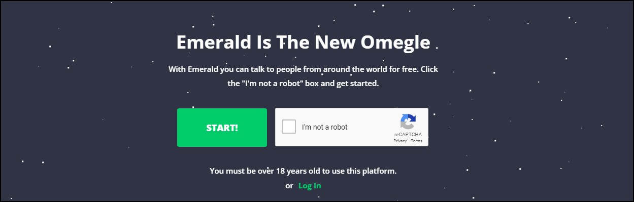 Emeraldchat video chat site