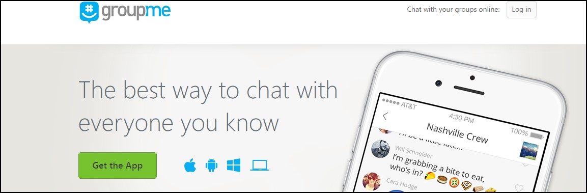 Groupme iphone messaging app