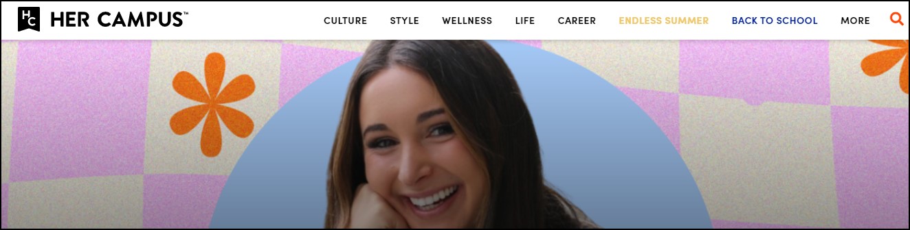 Her Campus Internship site