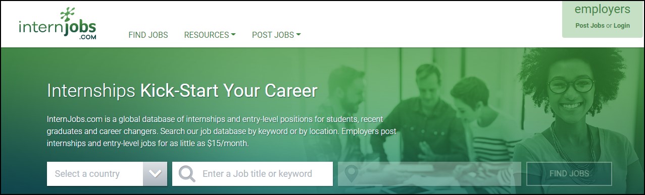 Internjobs Internship site