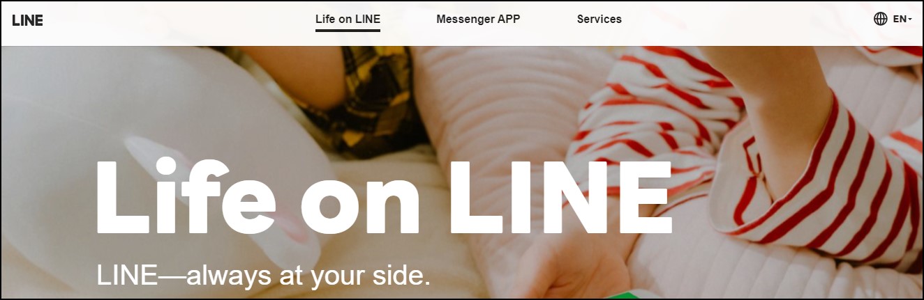 Line messaging app for iphone