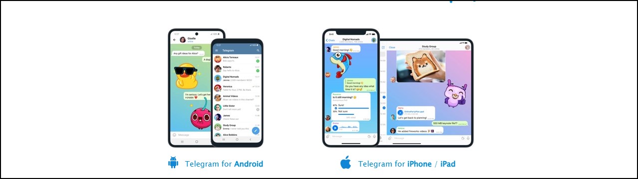 Telegram messaging app 1