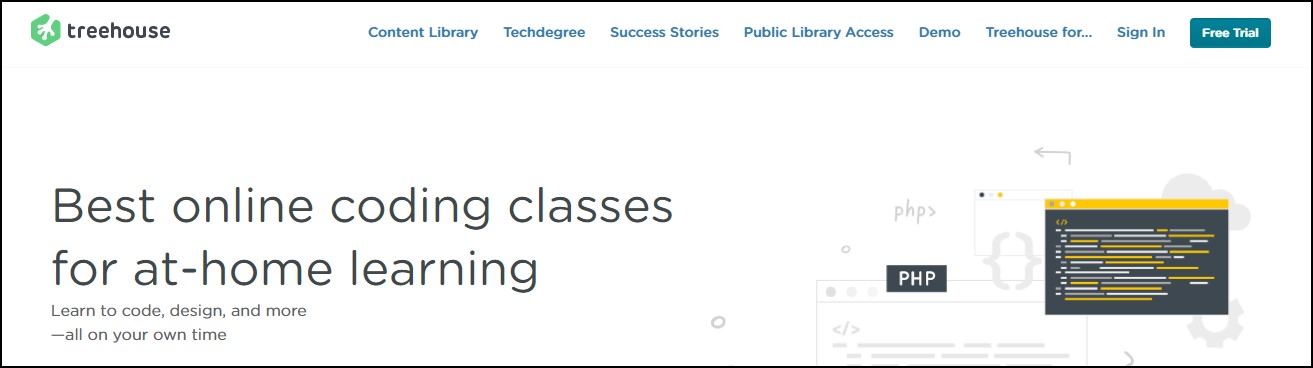 Treehouse online coding classes