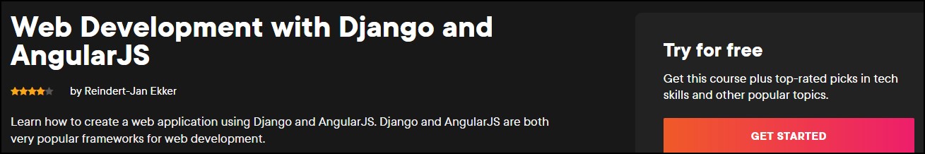 Web Development with django angularjs pluralsight