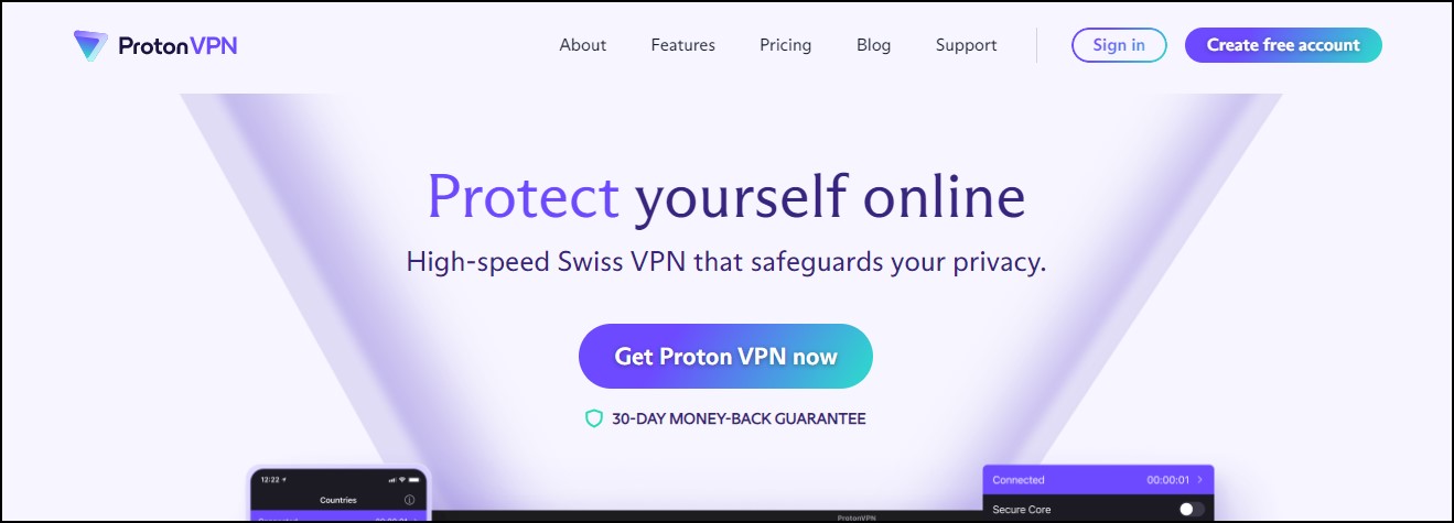 ProtonVPN Best VPN for iOS