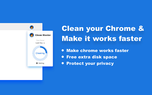 Clean Master google chrome extension